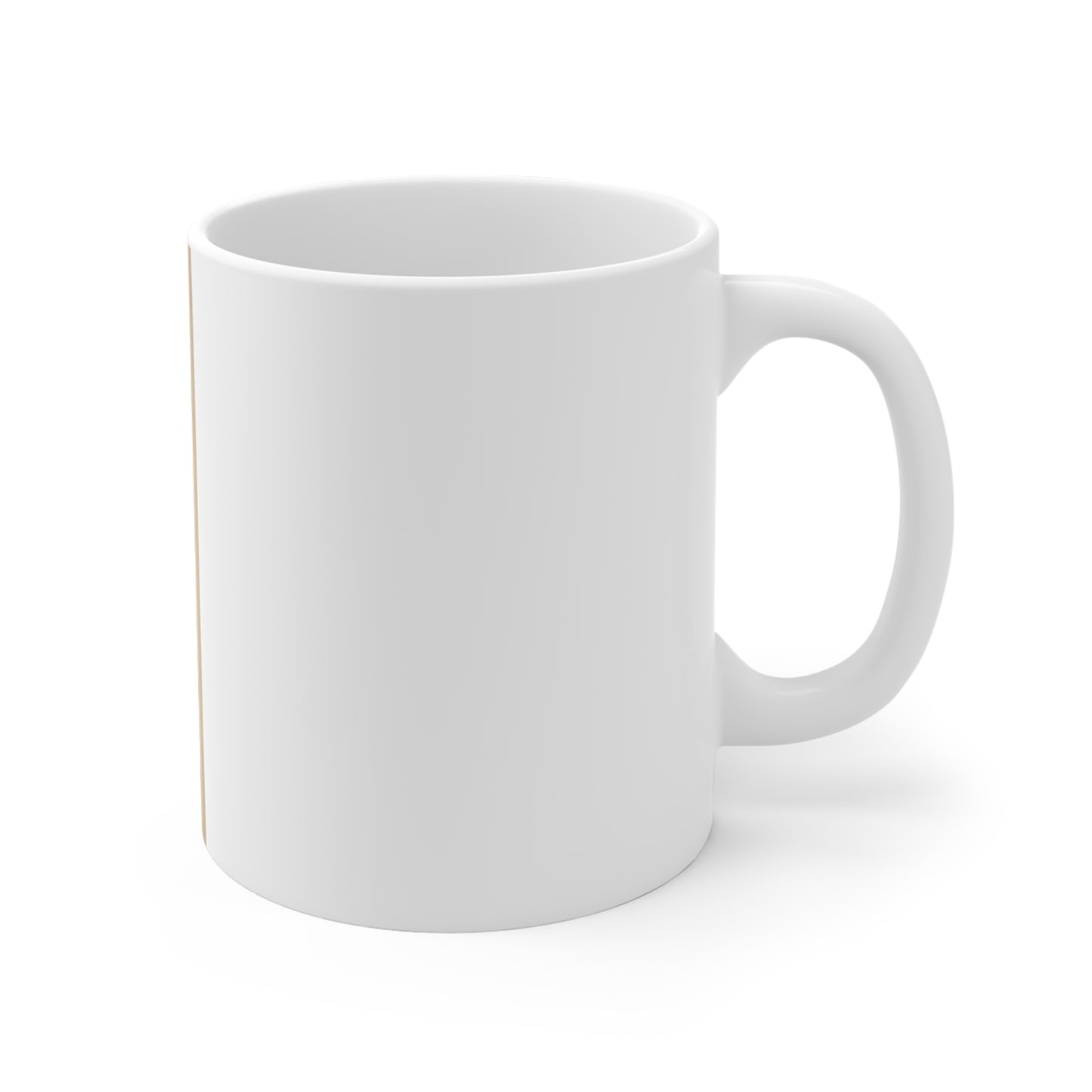 White PIG BLOCK Mug 11oz