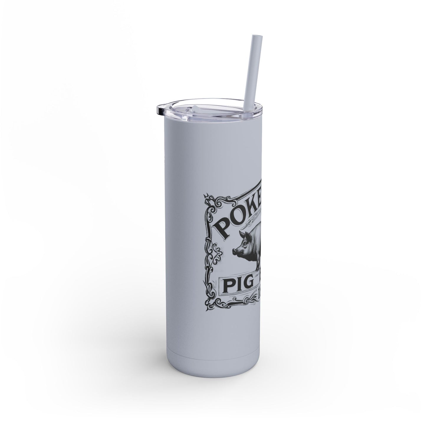 PIG BLOCK Skinny Matte Tumbler, 20oz