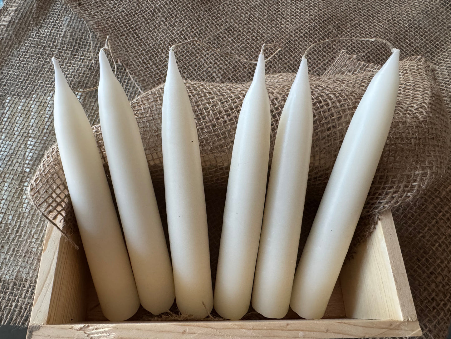 Porkers, Hand Dipped Beeswax Taper Candles